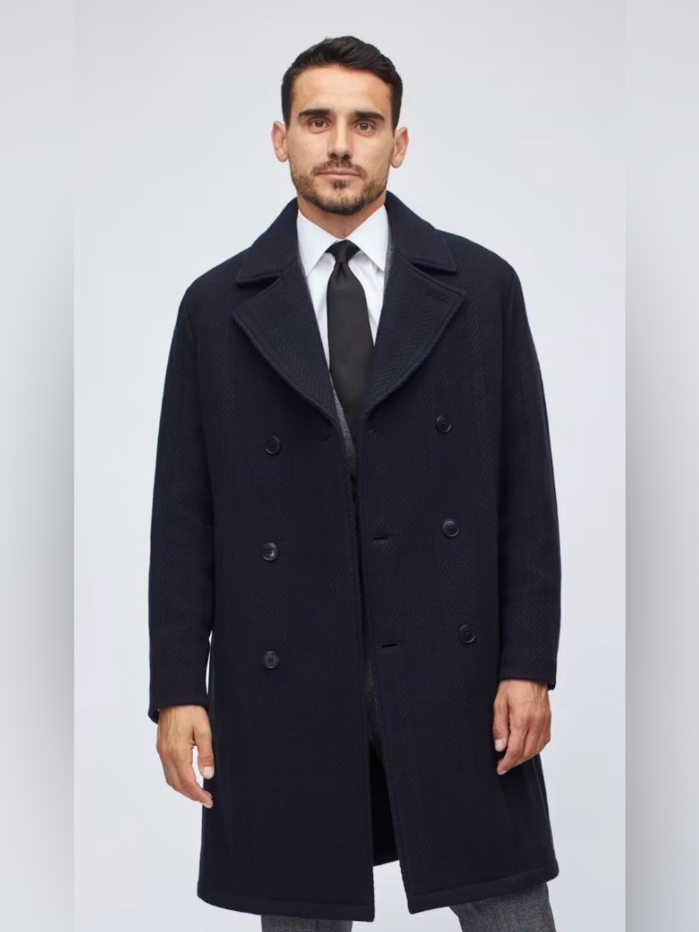 Bonobos Wool Double Breasted Topcoat